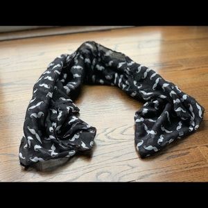 Mustache designed scarf 🧣